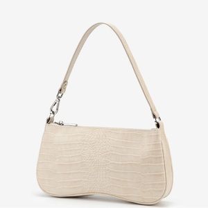 JW PEI Cream Baguette Shoulder Bag